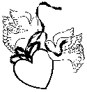 doves with a heart